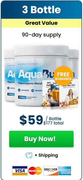 Aquaburn  3 bottle